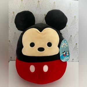 *new* Disney Mickey Mouse Squishmallow - Black, Cream, and Red